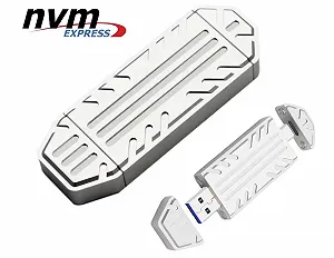 Купити Зовнішній адаптер Onvian PH811S M.2 NVMe 2230 PCIe SSD to USB/USB-C 3.2 Silver - Фото 1 Зовнішній адаптер Onvian PH811S M.2 NVMe 2230 PCIe SSD to USB/USB-C 3.2 Silver - Фото 1