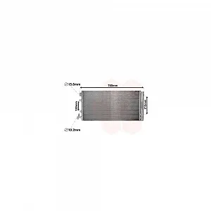 Конденсатор кондиціонера VAN WEZEL 43005449 для RENAULT - Фото 1