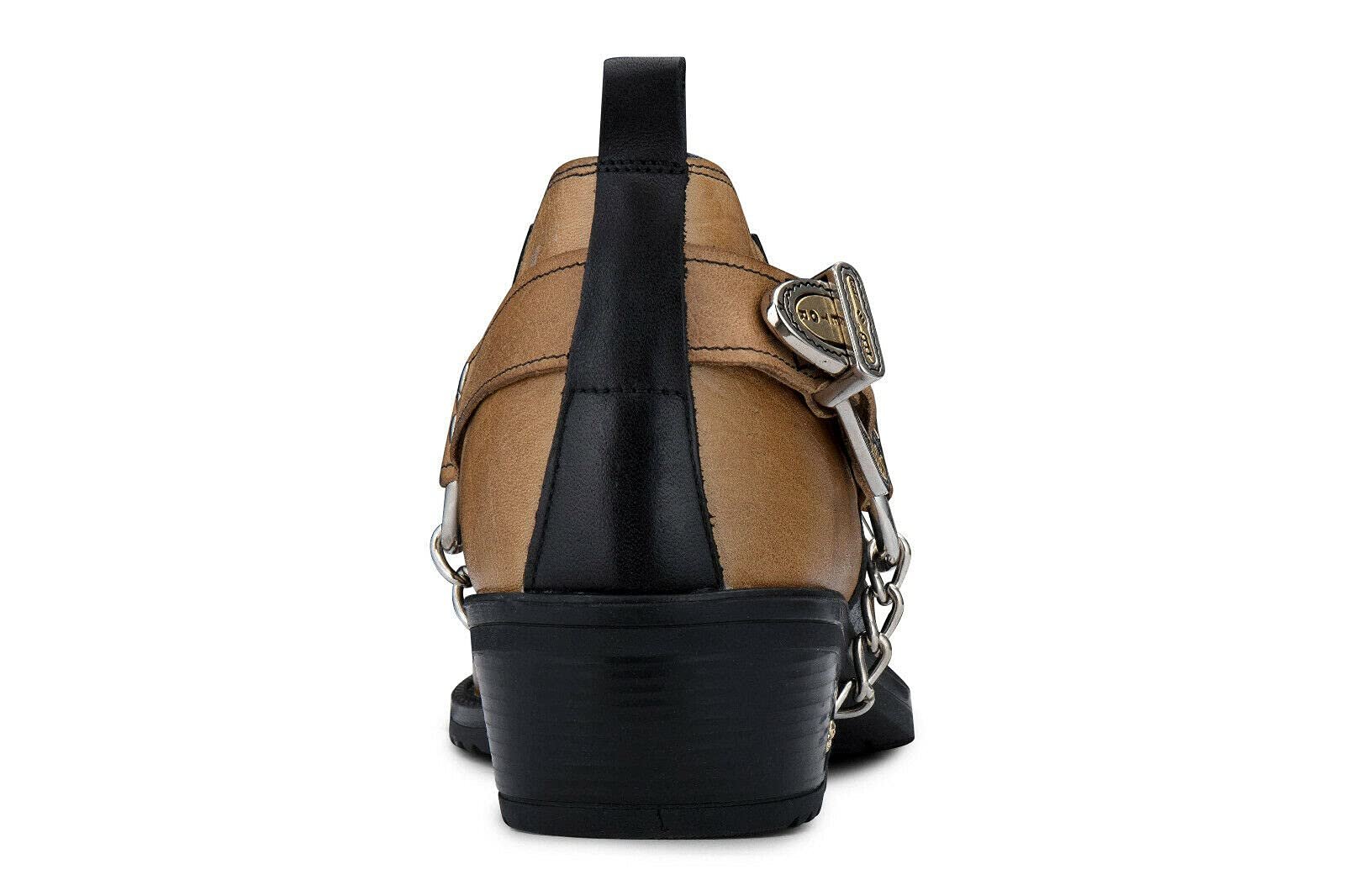 Ботинки Infinity Leather Goth из натуральной кожи Winklepickers Cuban Rock Motorcyclist Punk Western, фото №4