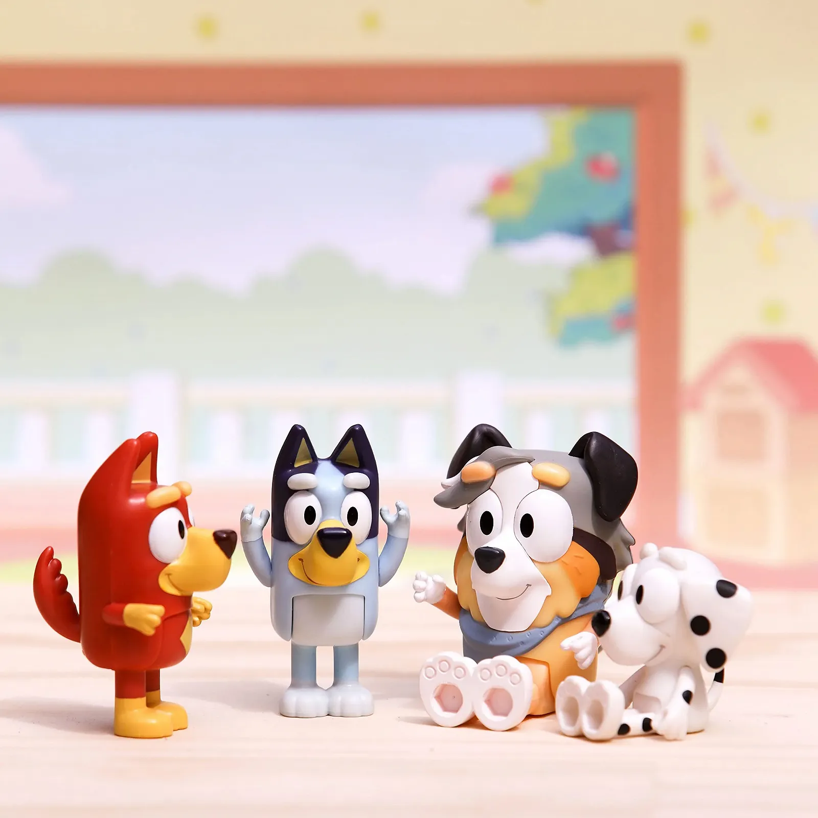 Набор фигурок Bluey School Figures 4 шт 6.5-7.5 см шарнирные, фото №7