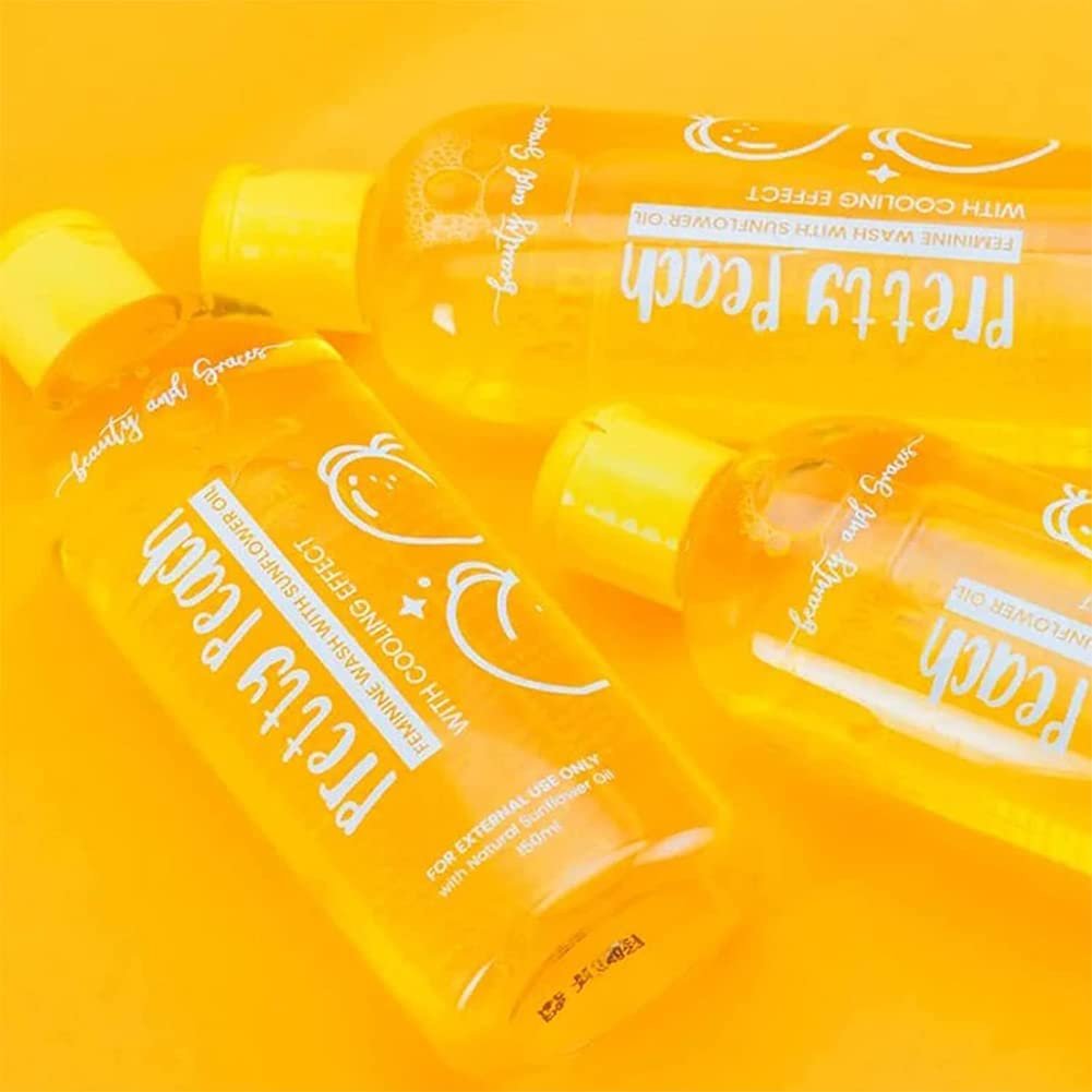 Гель для душу Pretty Peach Blossom Sunflower Oil для жінок зволожувальний та живильний, фото №2