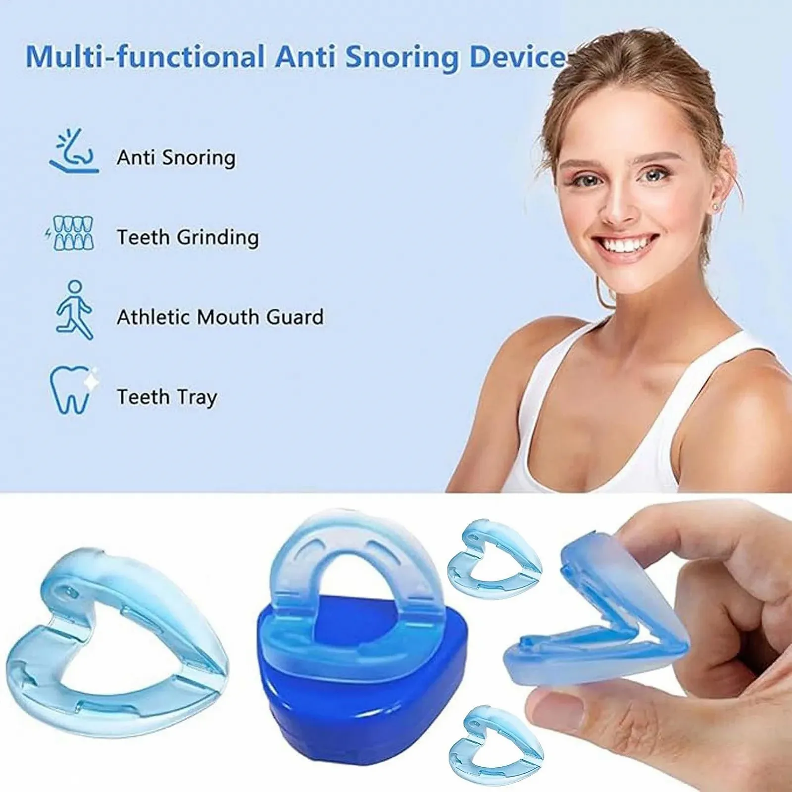 Капа від хропіння для чоловіків Набір, фото №4