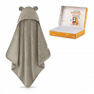 Рушник з капюшоном ® Baby Extra Thick, Warm & Soft 75 x 75 см, бамбук 100%, м'ятно-зелений - Фото 1