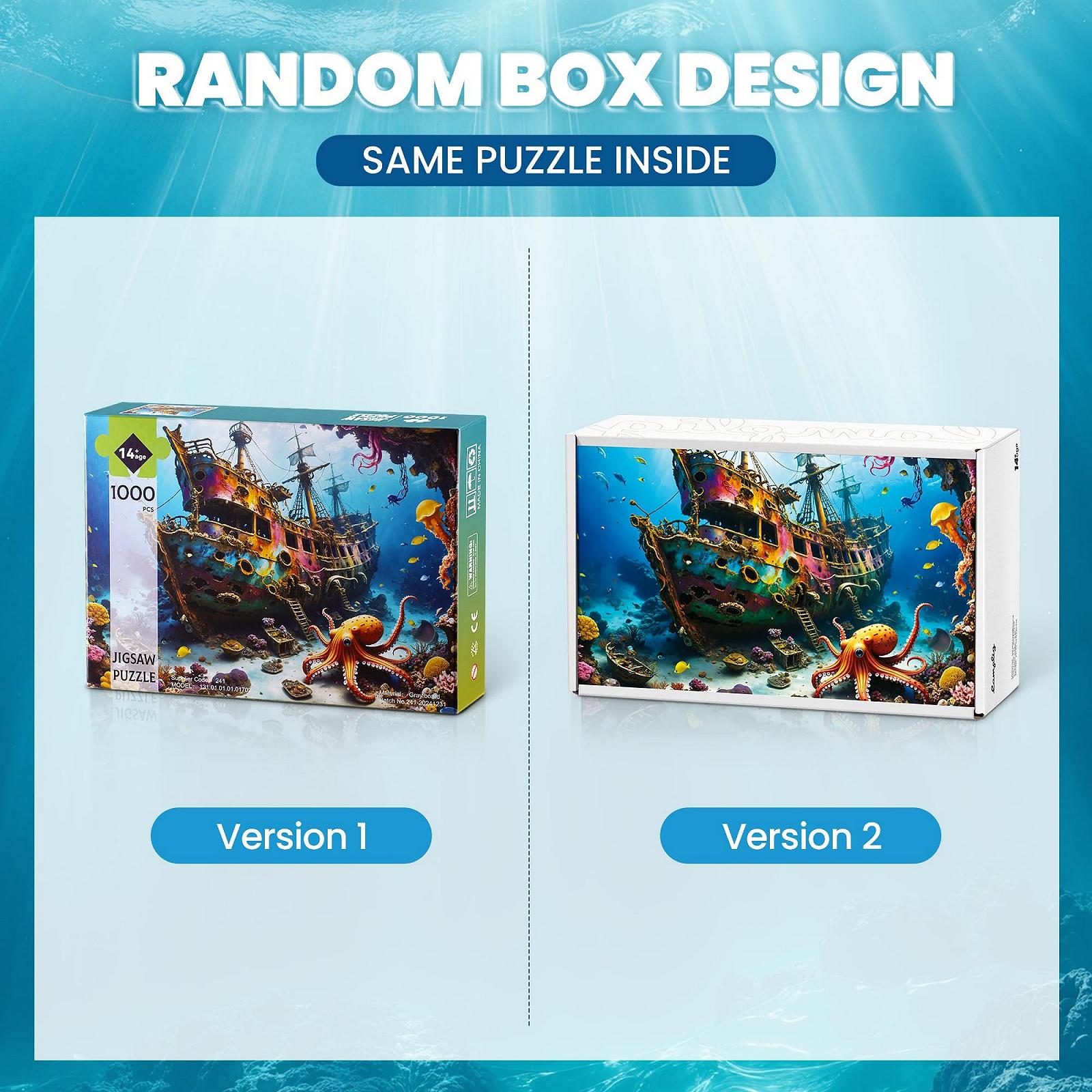 Пазл Sunken Ship Underwater World 1000 деталей, фото №6