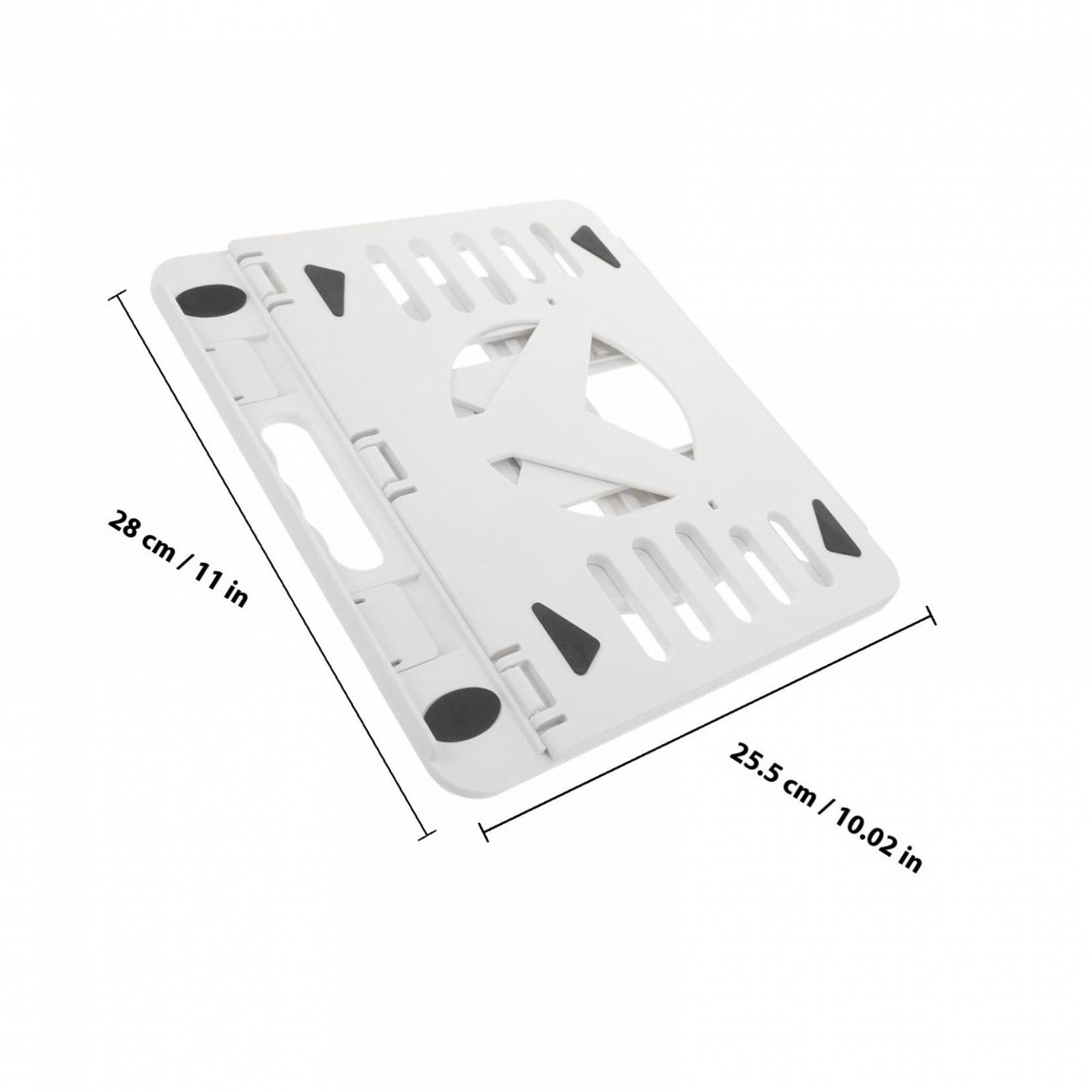 Підставка для ноутбука складана Регульована пластикова підставка з тепловідведенням Стабільна основа Ергономічна підтримка для ноутбука, фото №2 Підставка для ноутбука складана Регульована пластикова підставка з тепловідведенням Стабільна основа Ергономічна підтримка для ноутбука, фото №2