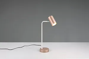 Настільна лампа Trio Leuchten Marley 512400165 металева кавова GU10 synthetic.ua - Фото 1