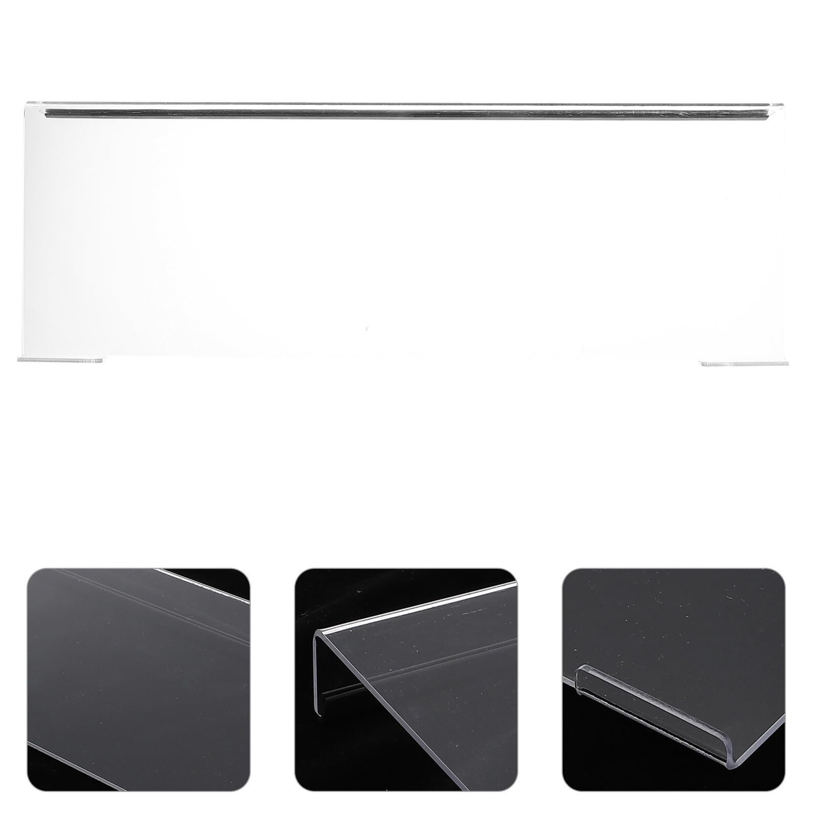 Подставка для клавиатуры акриловая Прозрачная с наклонным лотком Эргономичная подставка для ПК клавиатуры для стола Нескользящие гладкие края Совместима с большинством Случайные цвета, фото №6