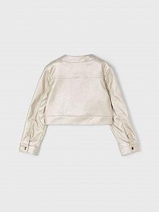 Куртка Mayoral для девушек Pu Gold synthetic.ua - Фото 1