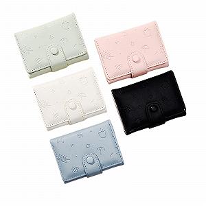 Кошелек KOOBS Женский Короткий PU Кожа Черный/Синий/Зеленый/Розовый/Белый Маленький Кошелек для Девочек Держатель для Карточек Фиксированная Сумка для Монет synthetic.ua - Фото 1