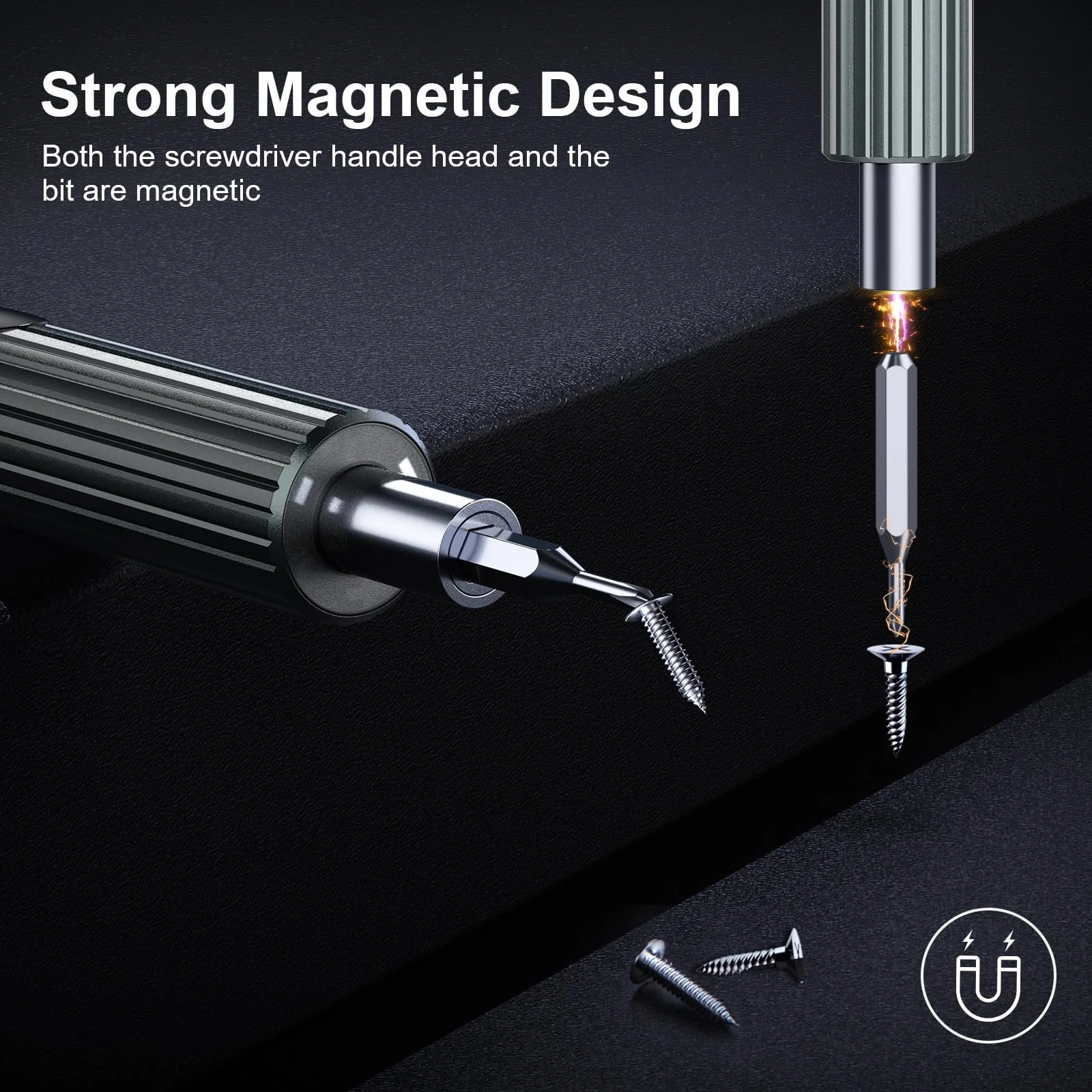 Набор отверток Ankilo Mini Electric Screwdriver Set 58 in 1 50 S2, фото №5