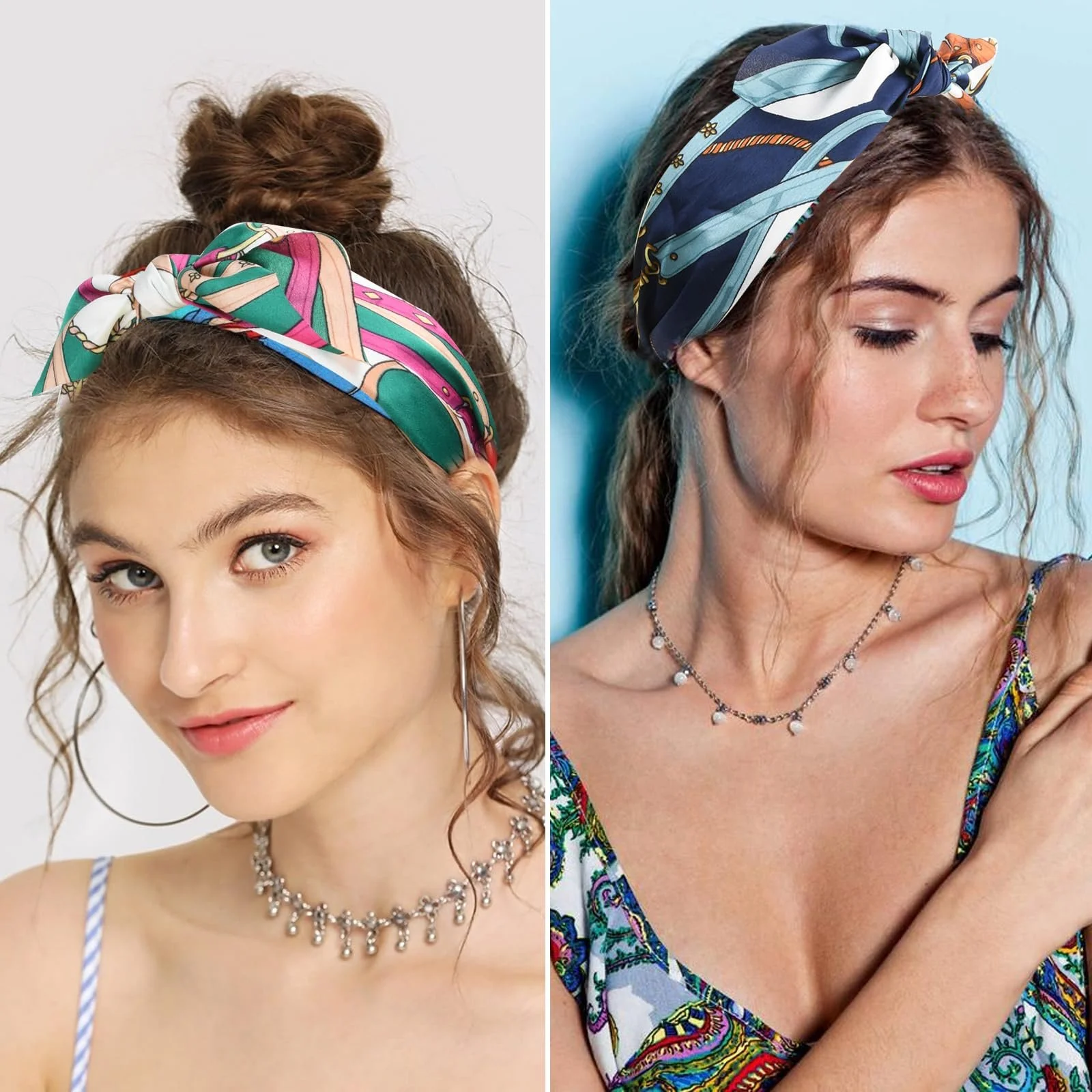 Набір обручів на голову для жінок, 4 шт., фото №2