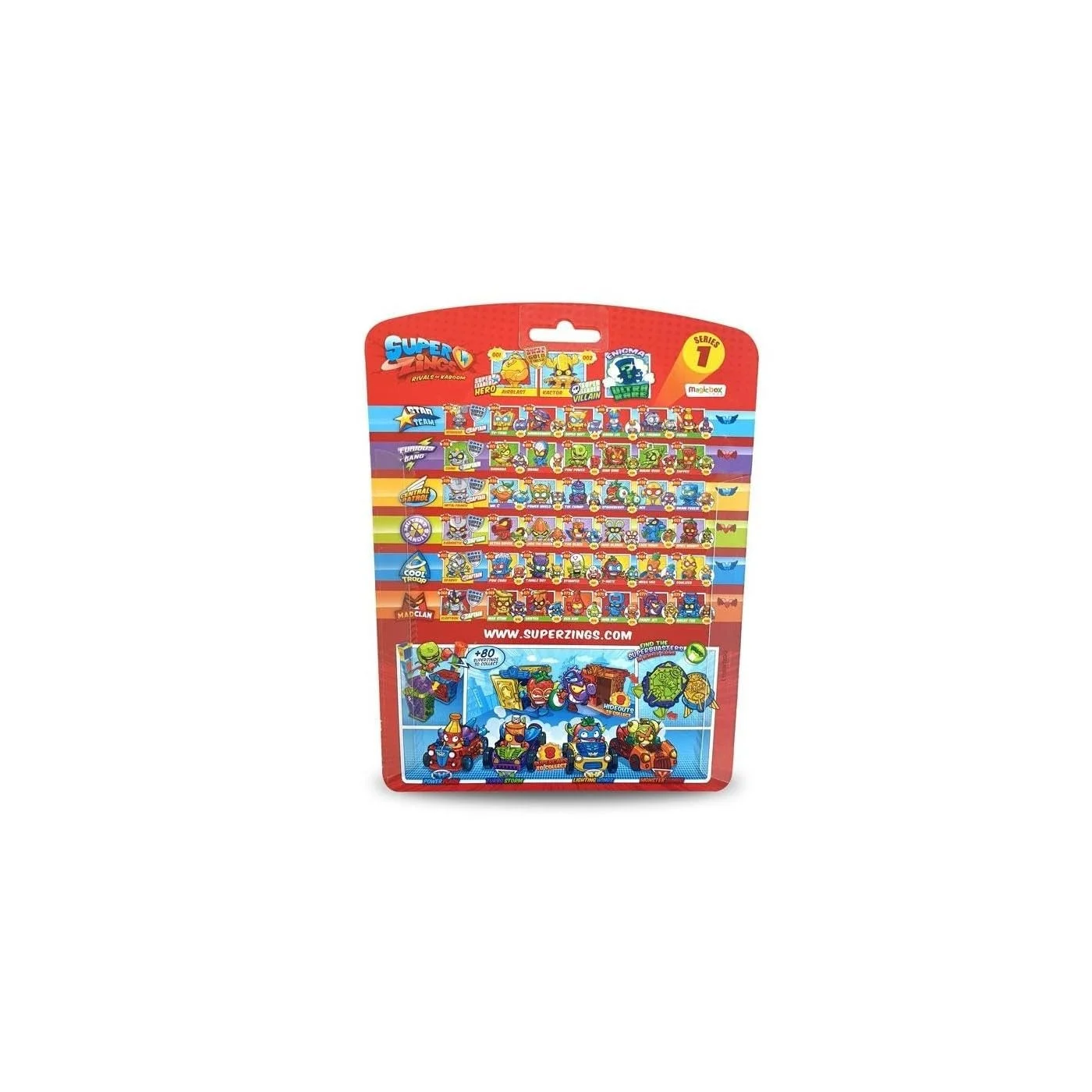 Набір фігурок MagicBox SuperZings Series 1 Rivals of Kaboom 10 шт у блістері, фото №4