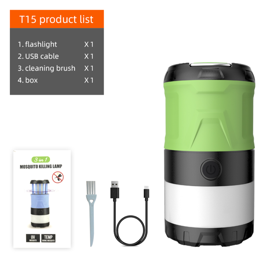 Фонарь кемпинговый аккумуляторный T15 SuperFire 350 Lumen, фото №3