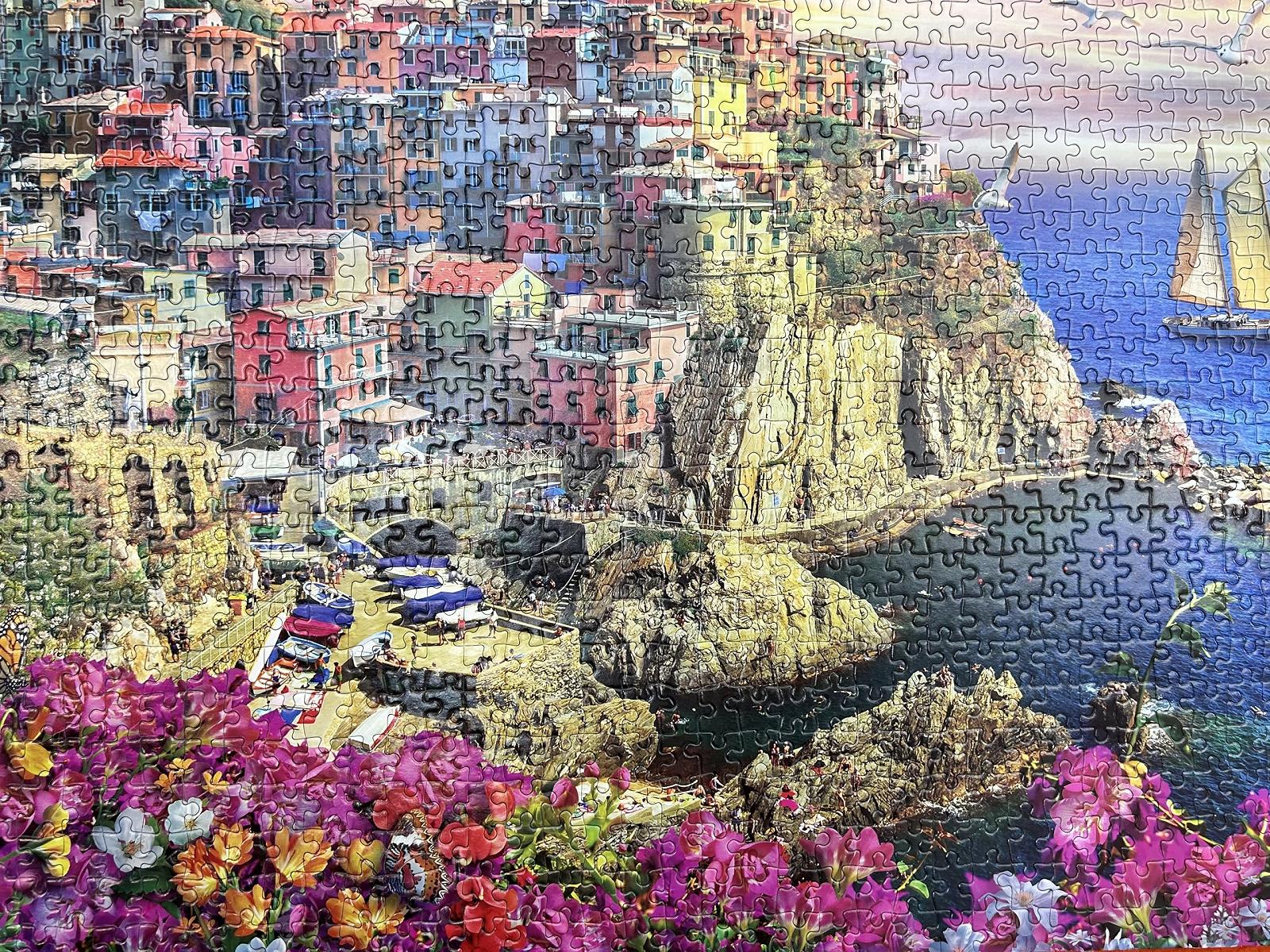 Пазл Gibsons Games Cinque Terre Sunset 1000 элементов 100% переработанный картон, фото №2 Пазл Gibsons Games Cinque Terre Sunset 1000 элементов 100% переработанный картон, фото №2