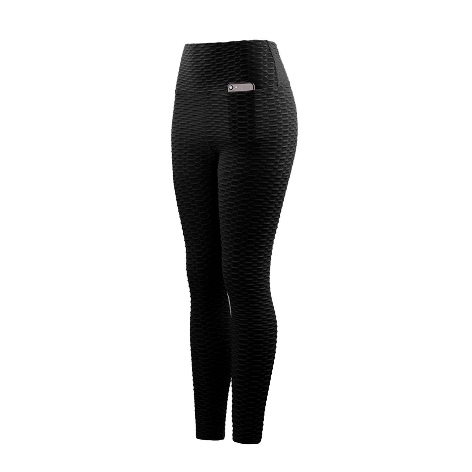 Легінси YEBIRAL Спортивні з кишенями, з високою талією Push Up Anti Cellulite, Scrunch Butt Sexy Butt Lifting, Спортивні штани, Для йоги, Boom Booty Tights, Фітнес Для бігу, фото №4
