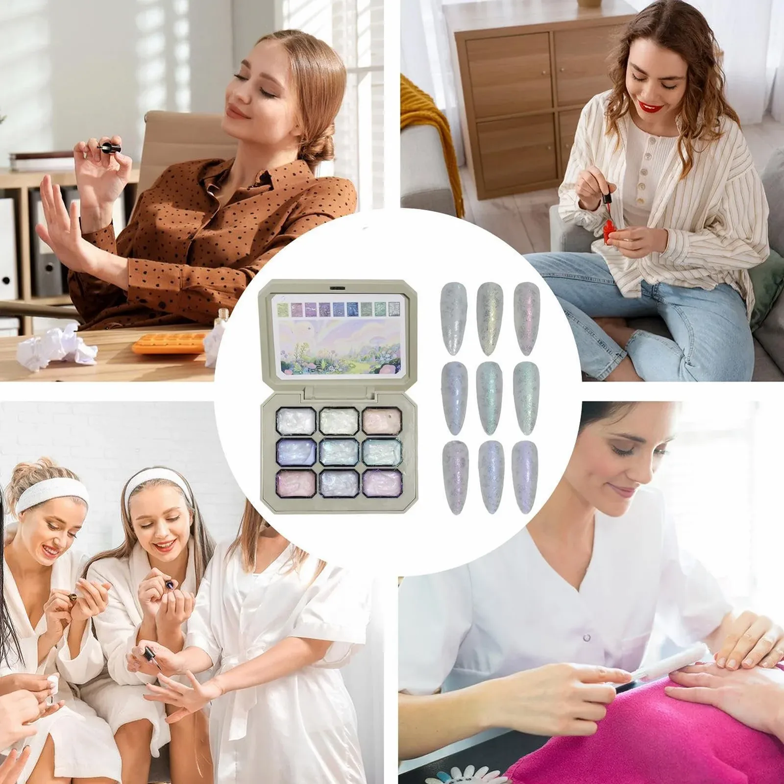 Гель-лак для техники «Клопф», гель для градиентного дизайна, аксессуар для маникюра, твердый гель-лак для рисования дома, салон, путешествия, свадьба, досуг, дизайн, фото №4 Гель-лак для техники «Клопф», гель для градиентного дизайна, аксессуар для маникюра, твердый гель-лак для рисования дома, салон, путешествия, свадьба, досуг, дизайн, фото №4