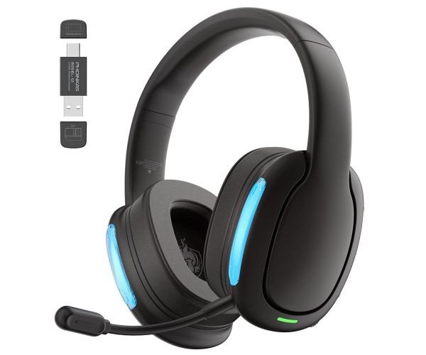 Бездротові ігрові навушники Kotion Each Q3 2.4G з віртуальним звуком 7.1 Чорний, фото №1 Бездротові ігрові навушники Kotion Each Q3 2.4G з віртуальним звуком 7.1 Чорний, фото №1