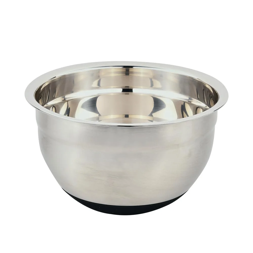 Миска для смешивания Kesper 90891 3.5 л 24 см Нержавеющая сталь Серебристая/Черная, фото №1