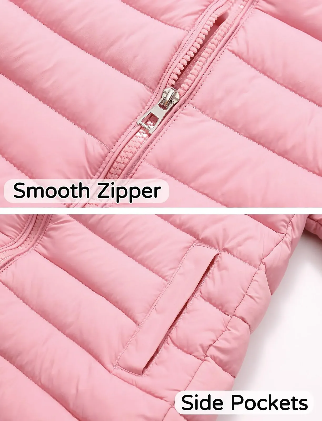 Пуховик дитячий Happy Cherry Довгий Куртка для дівчаток і хлопчиків Зима Капюшон стьобаний, фото №4