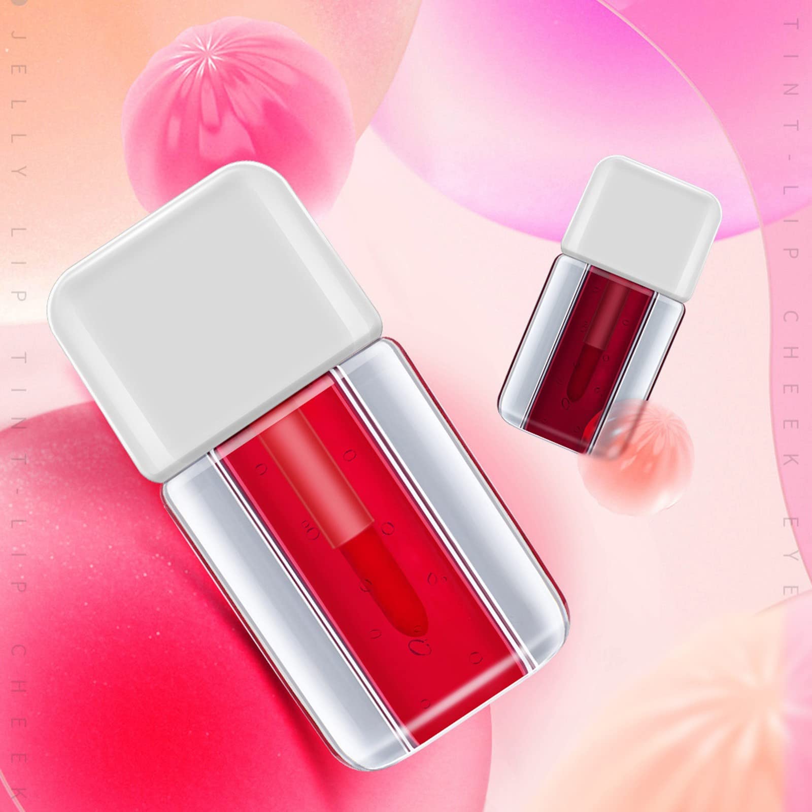 Тінт для губ, щік та повік Jelly Tint Lip And Cheek Eyeshadow 3 Dye Lip Lotion з відтінком кольору молочного чаю, фото №5