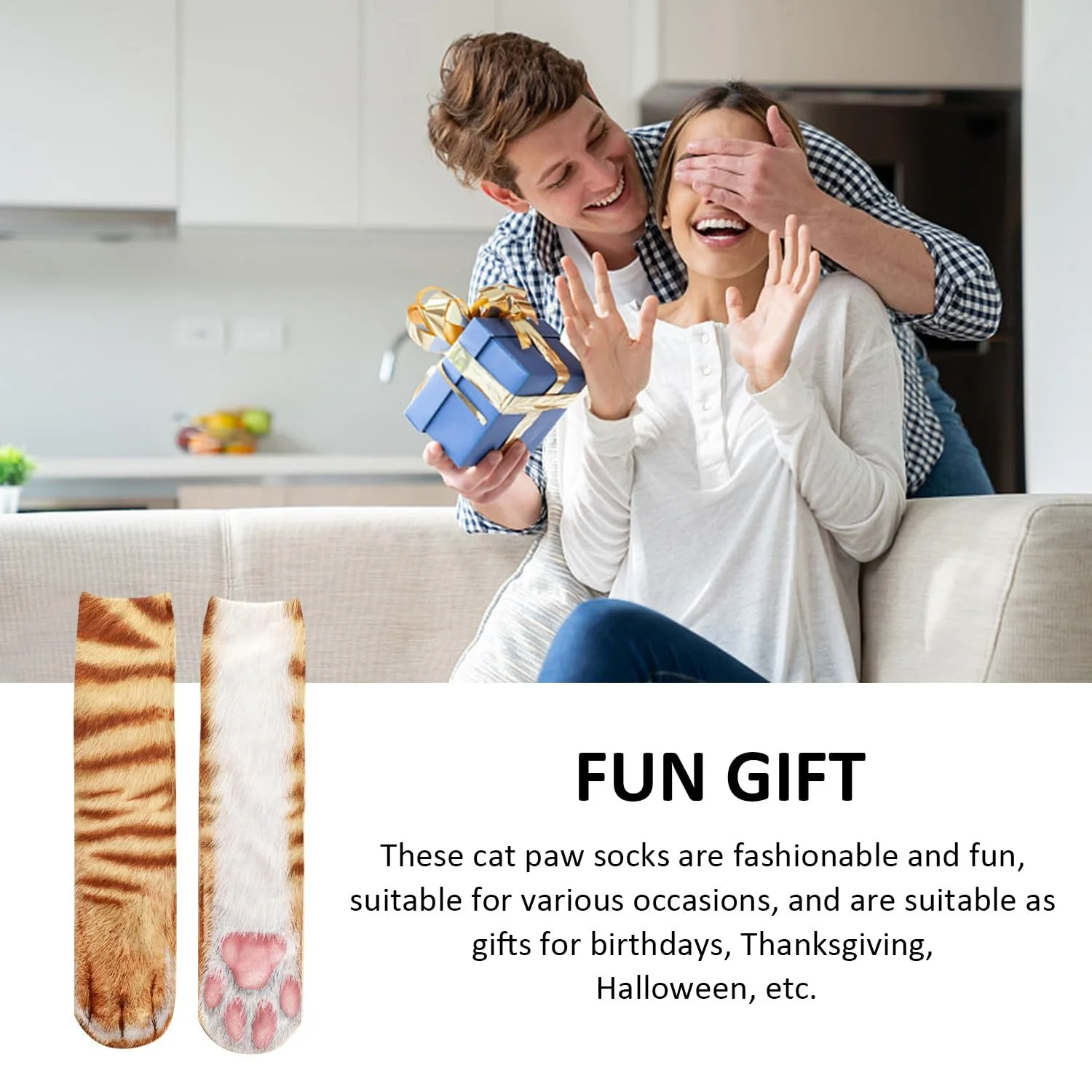 1 пара шкарпеток «Котяча лапка», фото №4 1 пара шкарпеток «Котяча лапка», фото №4