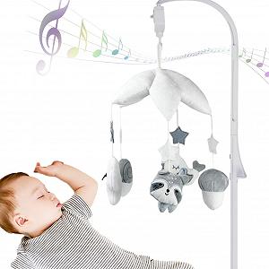 Кроватка-мобиль музыкальная Aibyks Baby - Фото 1