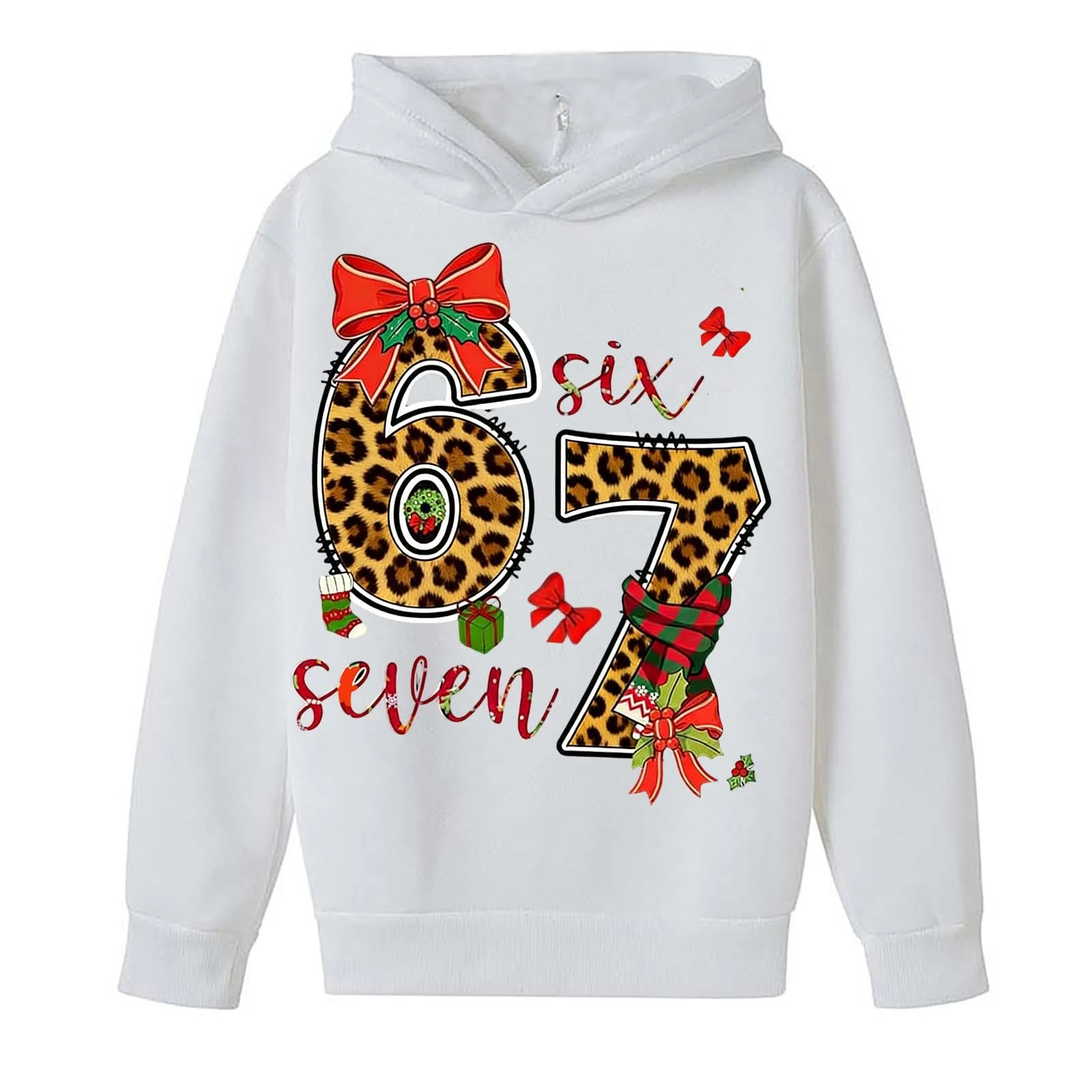 Дитячий худі з принтом, святковий, фото №1