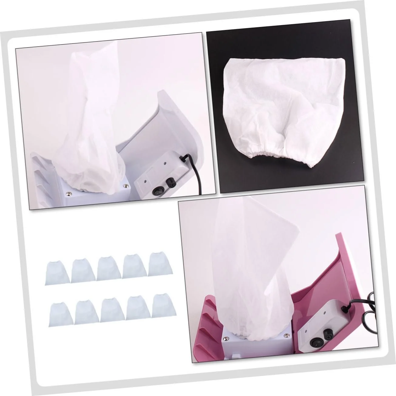 Пылесборник OATIPHO 10 шт., флис, белый, фото №5