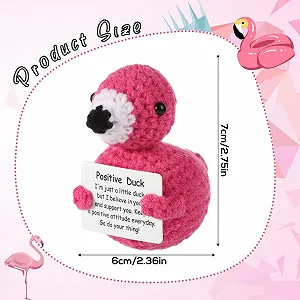 Игрушка lasuroa Flamingo Duck 7 см synthetic.ua - Фото 1