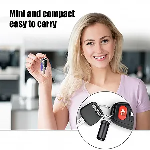 Міні ліхтарик-брелок Pocket LED, 12 x 25 мм, портативний з кліпсою для кемпінгу, походів, подорожей, пригод на природі synthetic.ua - Фото 1