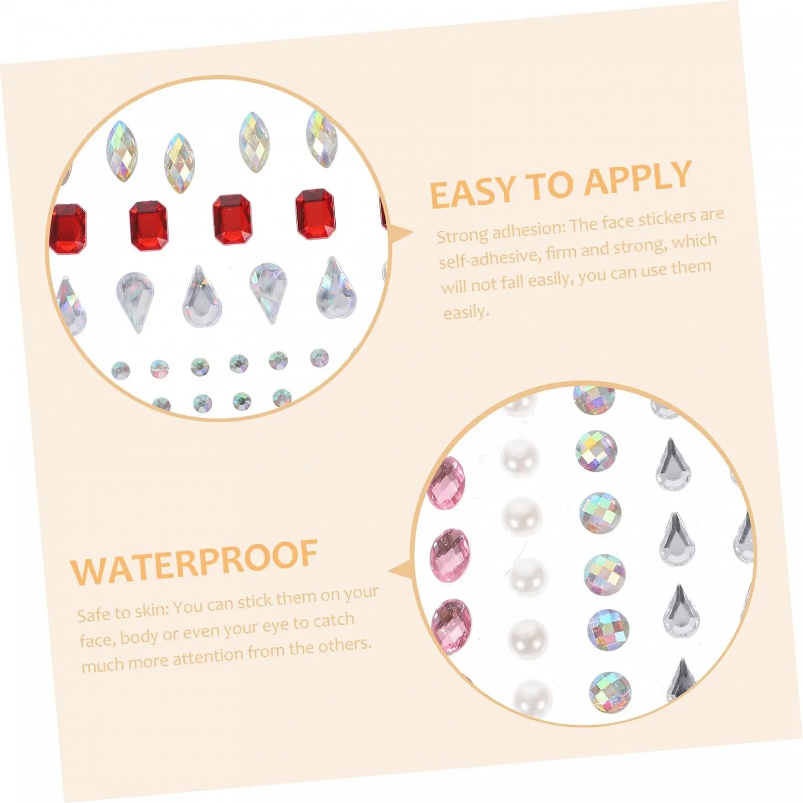 Стрази для нігтів MAGICLULU Наклейки, фото №9