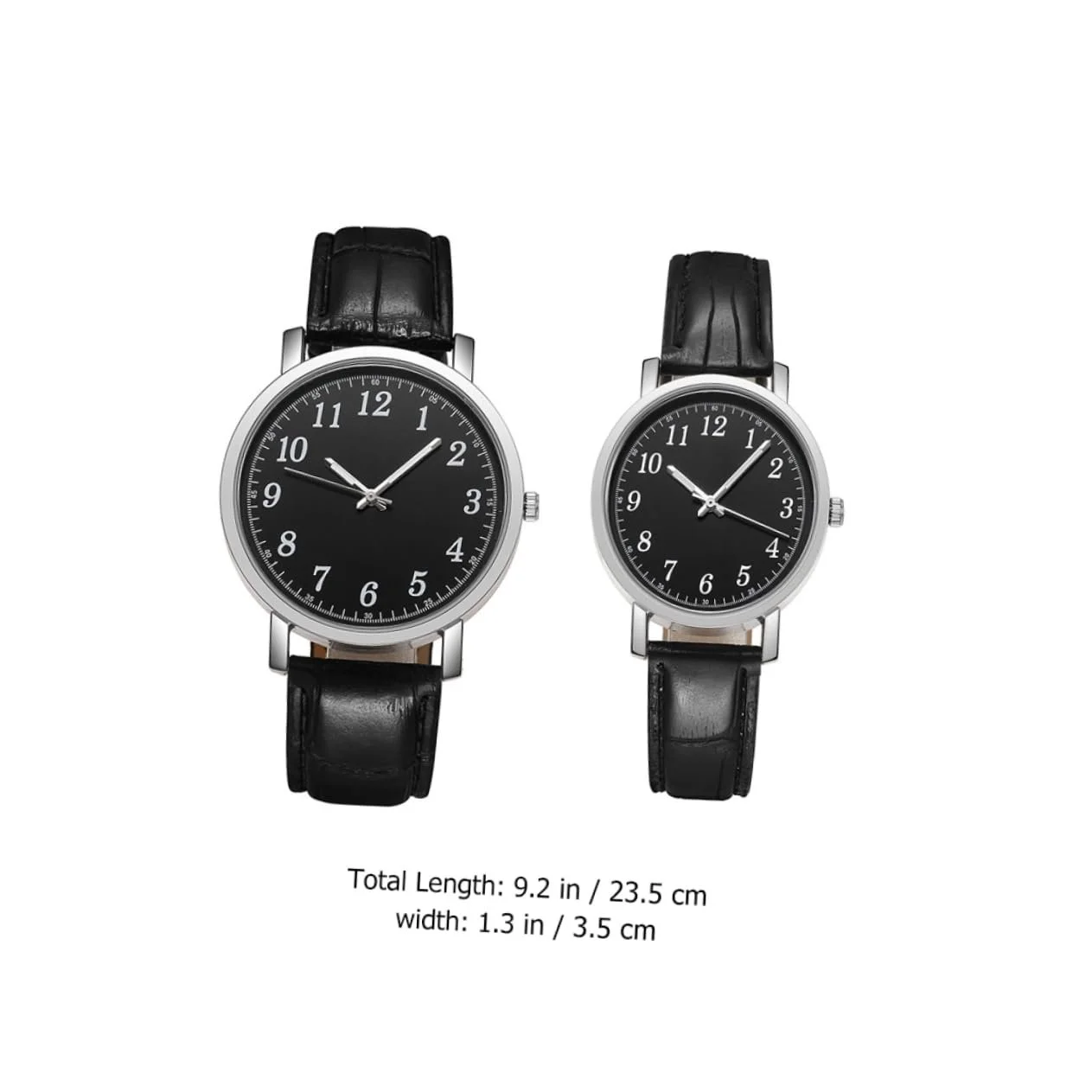 Набор часов Тип для него и для нее WRITWAA Кожа, прочный сплав, черный, Ремешок, фото №4 Набор часов Тип для него и для нее WRITWAA Кожа, прочный сплав, черный, Ремешок, фото №4