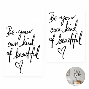 Наклейки на стіну Motivational Sayings Quotes Black 2 шт. - Фото 1