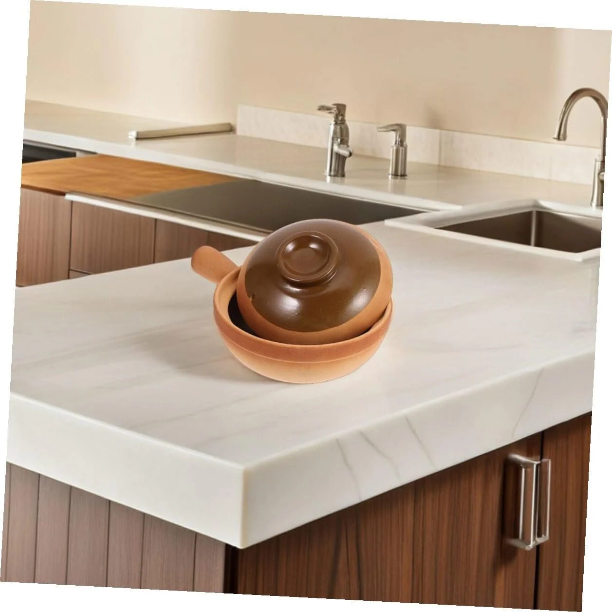 Ківш для запікання Veemoon Ceramic з кришкою Мала Heat Resistant, фото №5