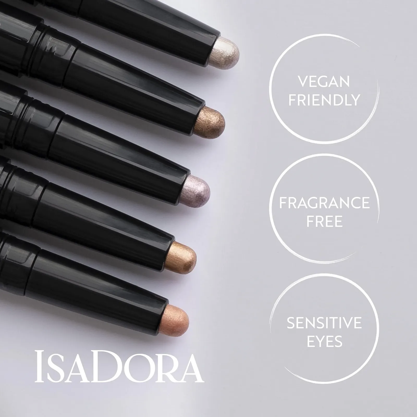 Тени для век IsaDora Водостойкий карандаш Golden Glow, фото №3