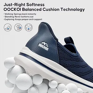Чоловічі Кросівки ODCKOI Без шнурків для ходьби Зручні тенісні кросівки synthetic.ua - Фото 1