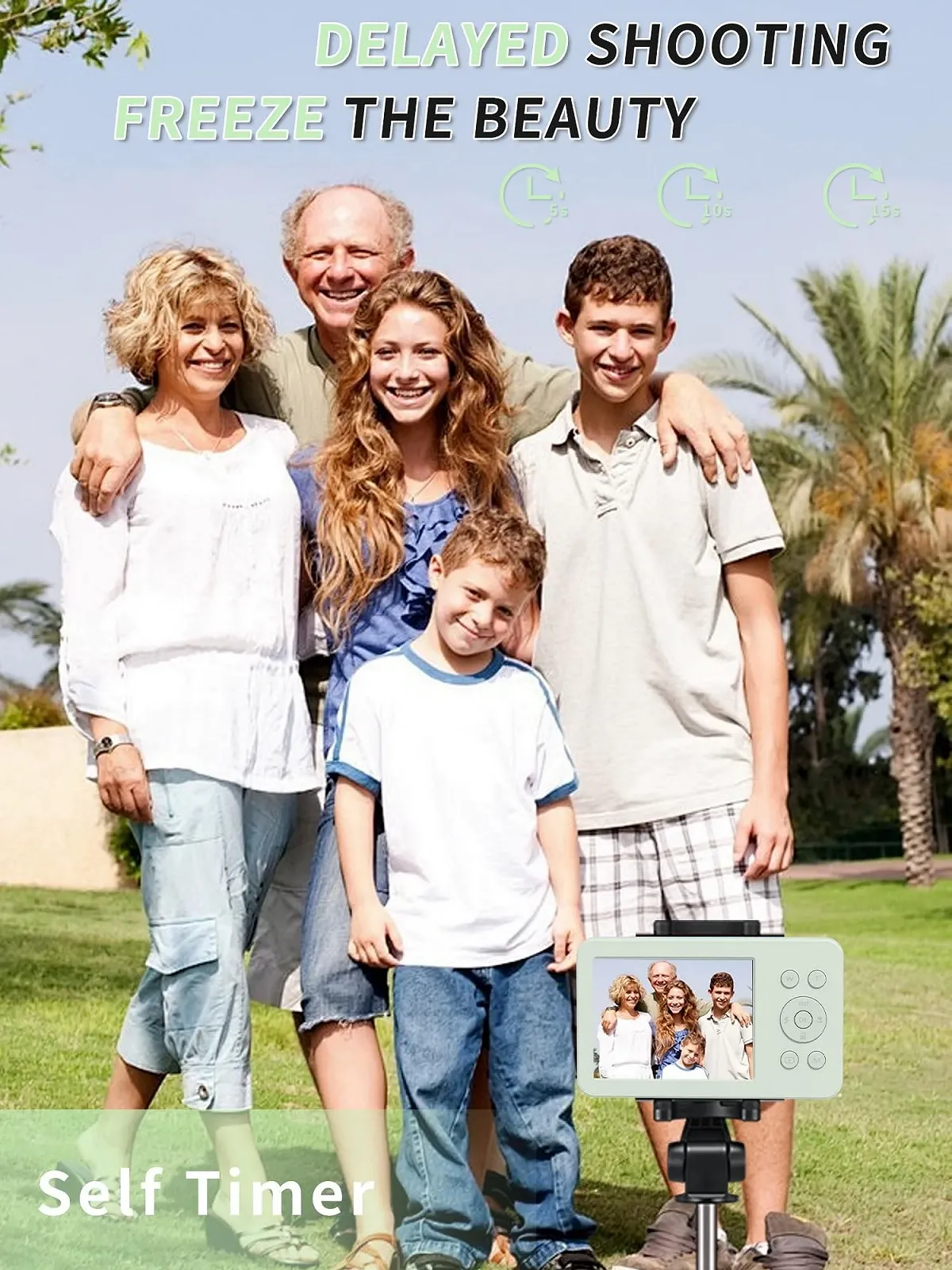 Цифрова фотокамера MUTRAIN X10 1080P 32G Green, фото №4