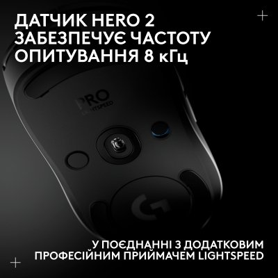 Мышка Logitech G Pro 2 Lightspeed Wireless White (910-007302), фото №9