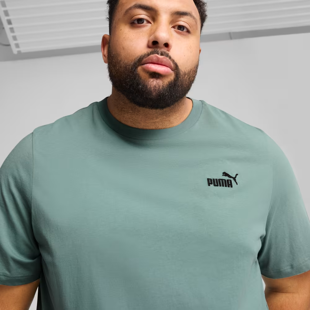 Футболка ESS Small No. 1 Logo Tee 68253530 Puma Зелений M, фото №2