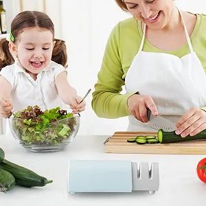 Точило для ножів ручна 2-ступінчаста висувна synthetic.ua - Фото 1