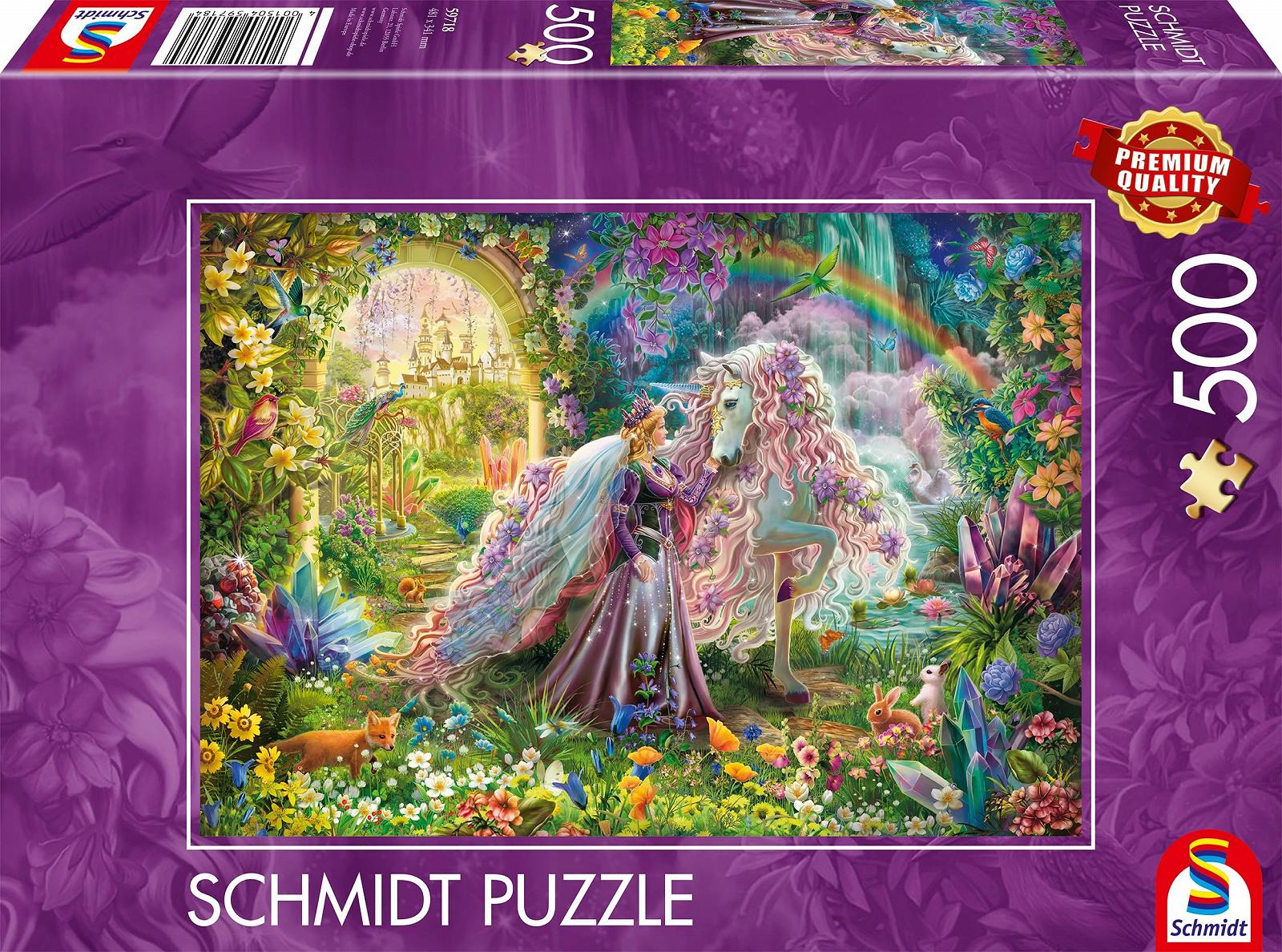 Пазл Schmidt Spiele 59718 Dream Journey with Unicorn 500 деталей пастельно-розовый, пастельно-фиолетовый, пастельно-голубой, фото №4 Пазл Schmidt Spiele 59718 Dream Journey with Unicorn 500 деталей пастельно-розовый, пастельно-фиолетовый, пастельно-голубой, фото №4