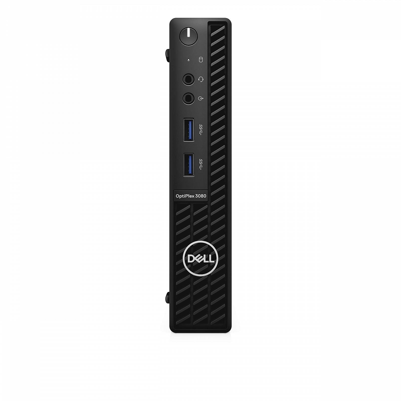 Настільний ПК Dell Optiplex 3080 MFF i3 W10P Чорний, фото №1