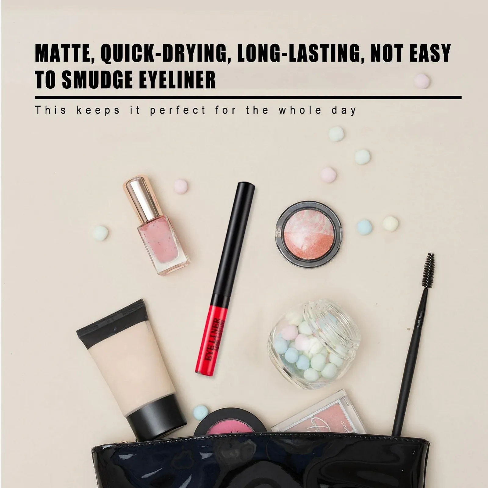 Підводка для очей Рідка Матова Водостійка, фото №6 Підводка для очей Рідка Матова Водостійка, фото №6