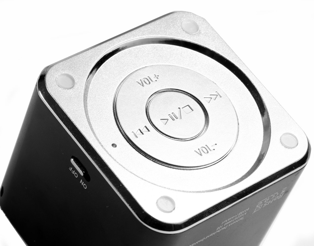 Мини-саундстейшн MusicMan TXX3527 (MP3 Player, громкоговоритель, функция Line In, слот для SD/microSD карт) черный, фото №3