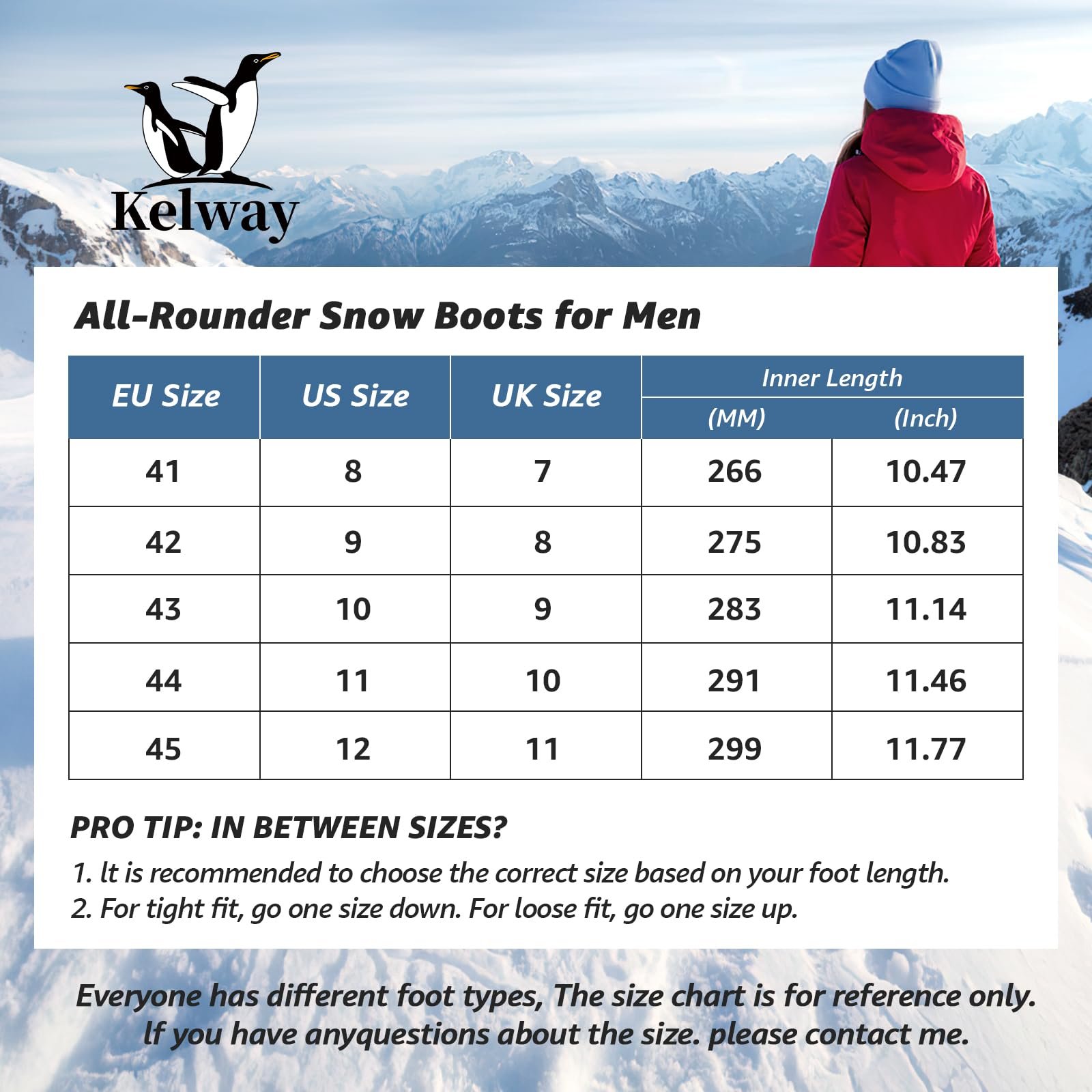 Чоловічі зимові черевики Kelway Водонепроникні, фото №8