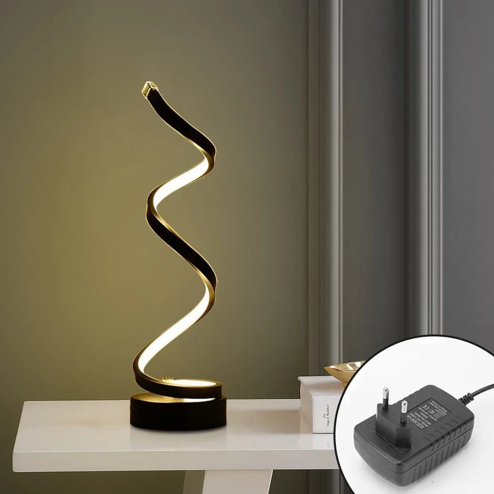 Настільна лампа LED Dimmable Сучасна Чорна 12 Вт 33.5 см, фото №4