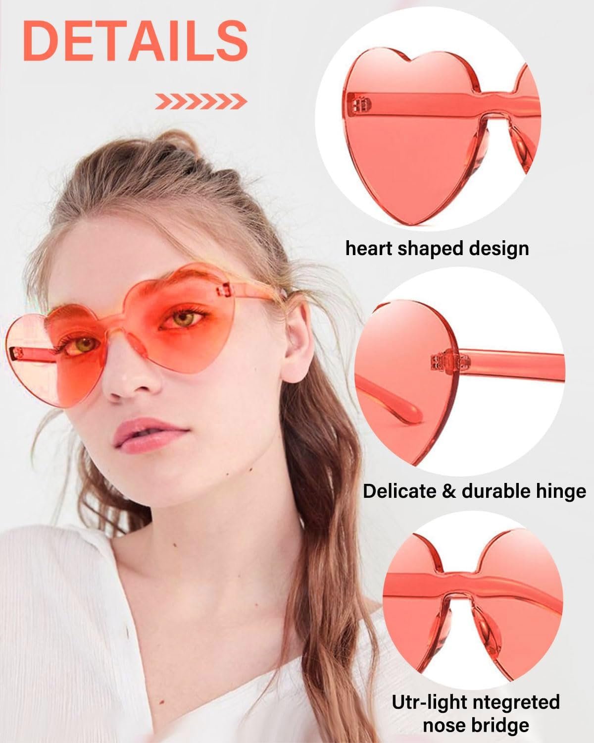 Солнцезащитные очки Формы сердца, фото №3