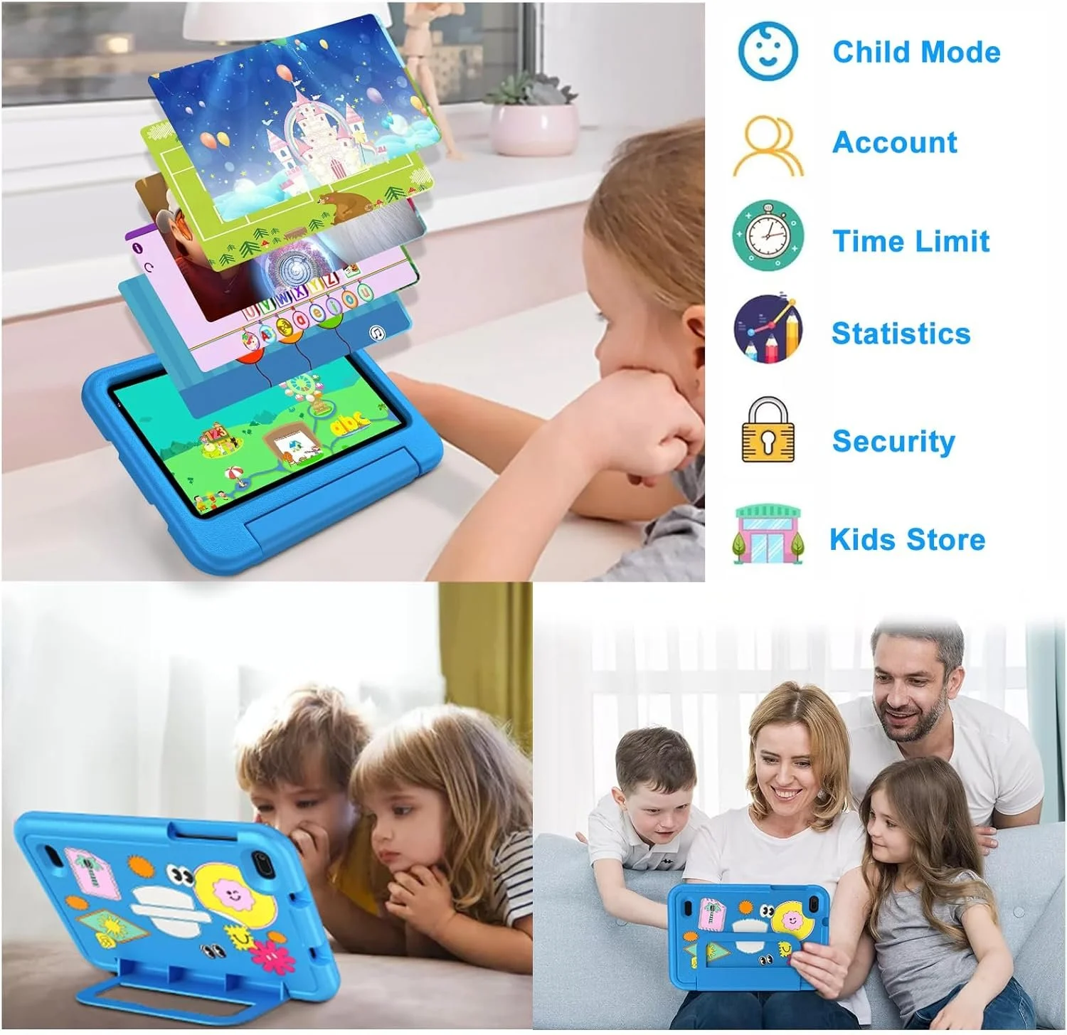 Планшет 7" DEERTIME E10 4+6/64Gb 5G 8 ядер Android 14 3500 mAh Чорний, фото №6 Планшет 7" DEERTIME E10 4+6/64Gb 5G 8 ядер Android 14 3500 mAh Чорний, фото №6