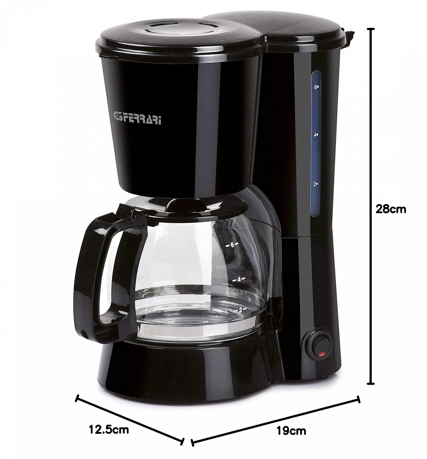 Кофеварка G3 Ferrari Grancafé G10063 для американского и ячменного кофе 650 Вт 1 л Черная, фото №5