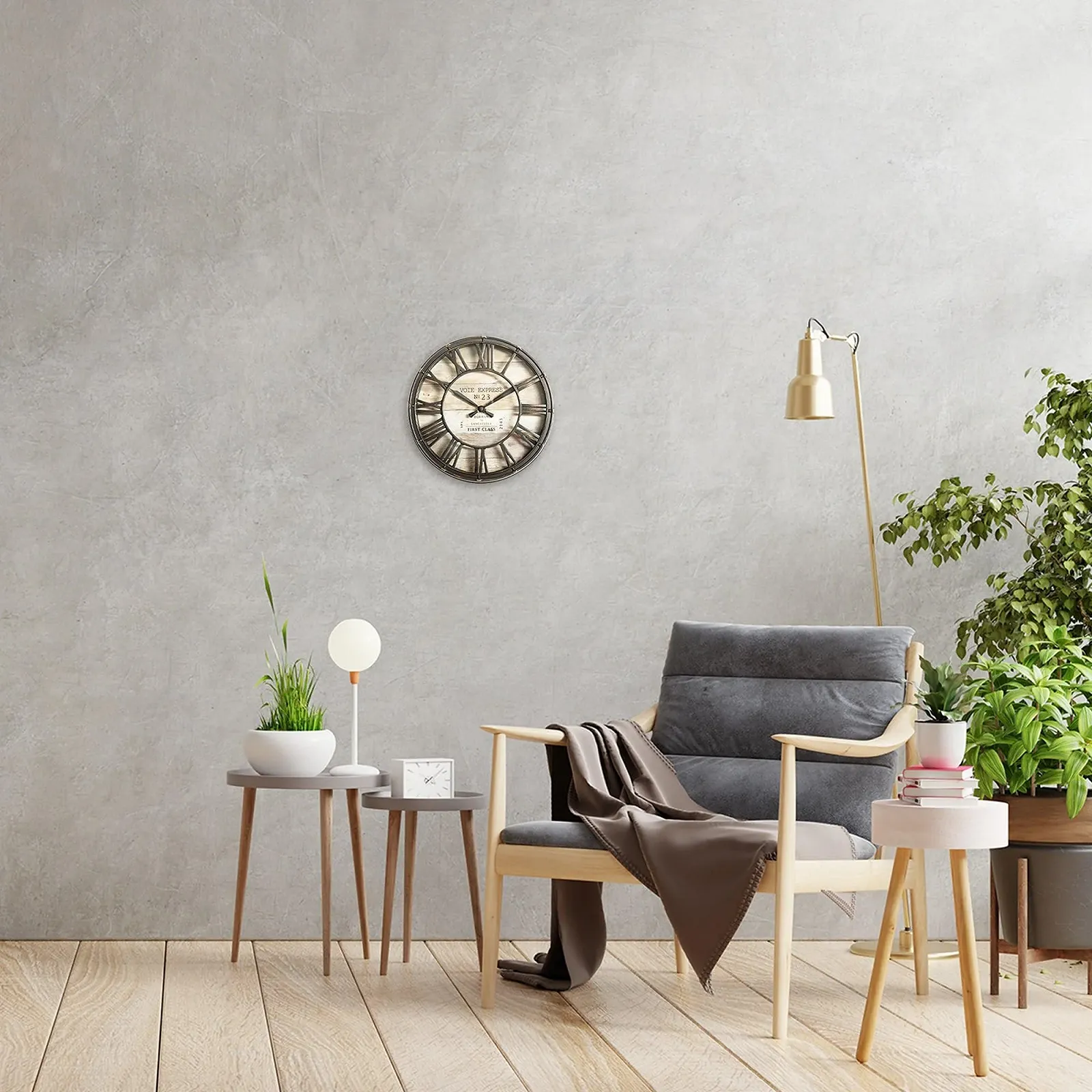 Механические часы Well Home Пластик Коричневый, фото №4 Механические часы Well Home Пластик Коричневый, фото №4